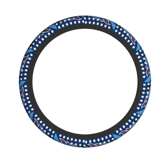 Tennessee Titans 4 Printed elastic steering wheel cover anti slip breathable