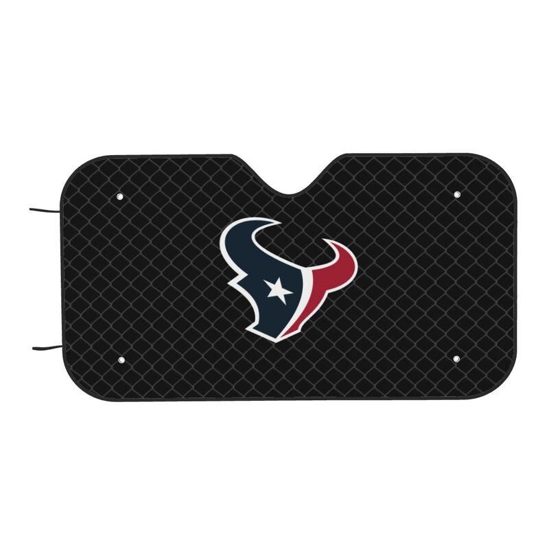 Houston Texans Print Car windshield sunshades is suitable front Car windshield sunshades