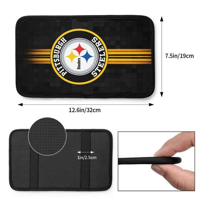 Car armrest box pad Pittsburgh Steelers Printed central armrest box cushion protective pad