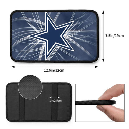 Car armrest box pad Dallas Cowboys 2 Printed central armrest box cushion protective pad