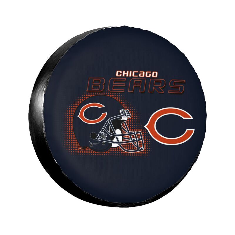 Chicago Bears Print car tire protection cover car spare tire dust protection covers