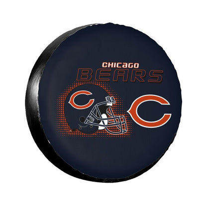 Chicago Bears Print car tire protection cover car spare tire dust protection covers