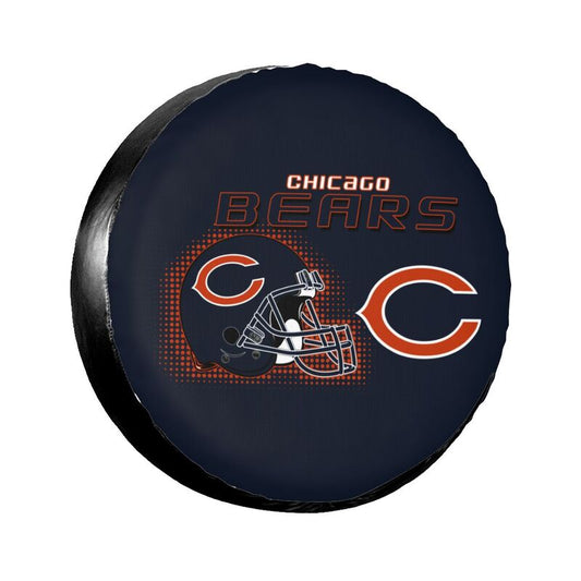 Chicago Bears Print car tire protection cover car spare tire dust protection covers