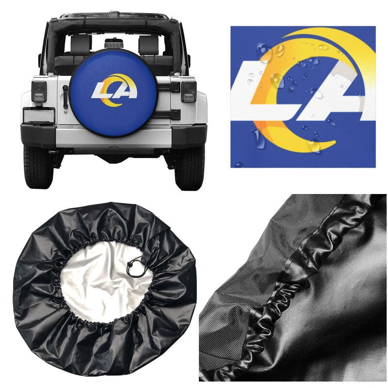 Los Angeles Rams 4 Tyre protective cover car dustproof sunscreen tyre protective cover
