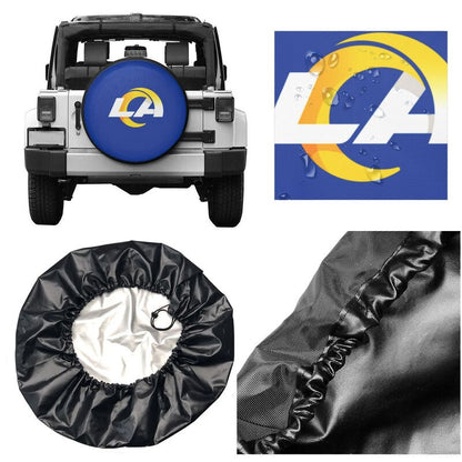 Los Angeles Rams 4 Tyre protective cover car dustproof sunscreen tyre protective cover