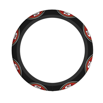 San Francisco 49ers Printed car protective cover elastic steering wheel cover