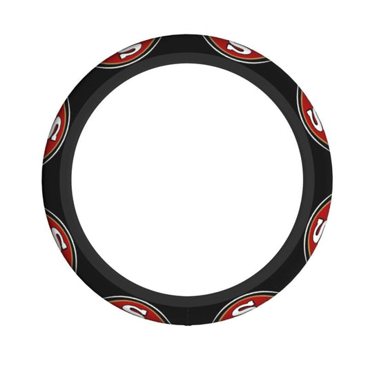 San Francisco 49ers Printed car protective cover elastic steering wheel cover