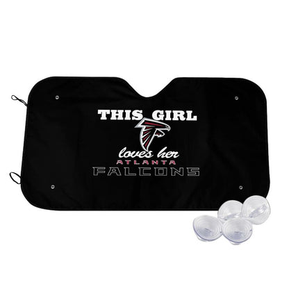 Atlanta Falcons Printing multi size car front windshield sunshade car windshield sunshade