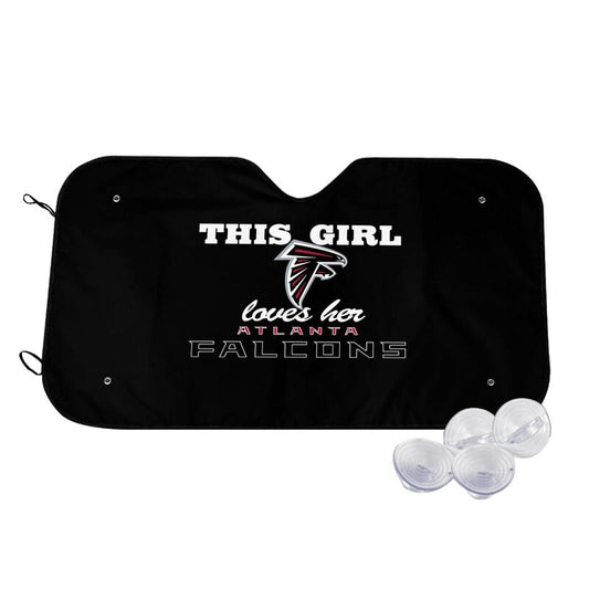 Atlanta Falcons Printing multi size car front windshield sunshade car windshield sunshade