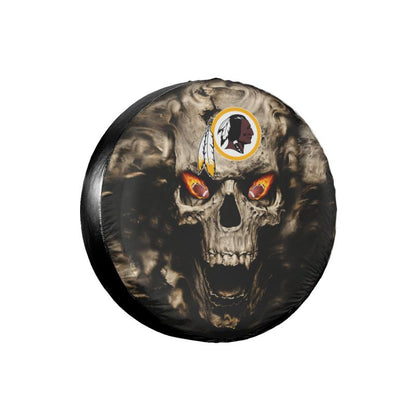 Washington Redskins print Skull print car tire cover tire dust cover