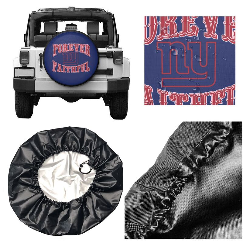 New York Giants Printing car spare tire dust protection cover tire protection cover