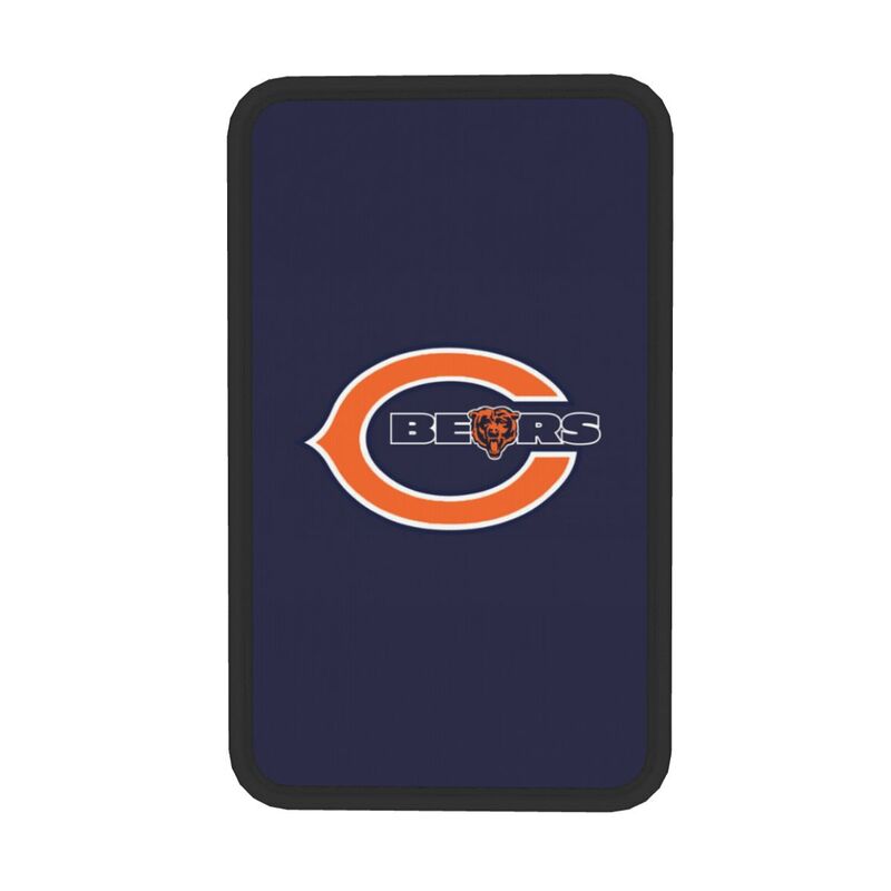 Car armrest box pad Chicago Bears 3 Printed central armrest box cushion protective pad