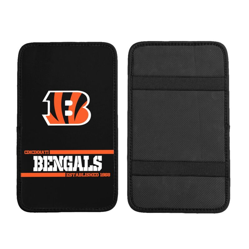 Cincinnati Bengals Printed car armrest box pad Protective pad