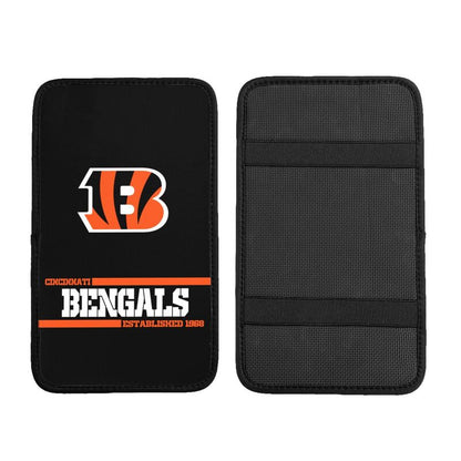 Cincinnati Bengals Printed car armrest box pad Protective pad
