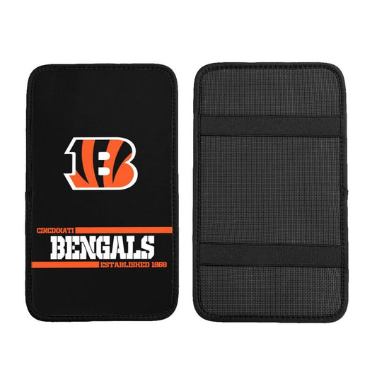 Cincinnati Bengals Printed car armrest box pad Protective pad