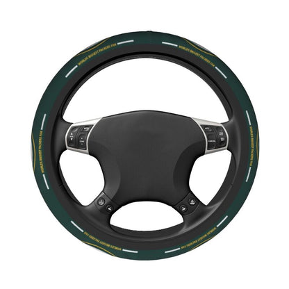 Green Bay Packers 2 Printed breathable elastic steering wheel anti slip cover