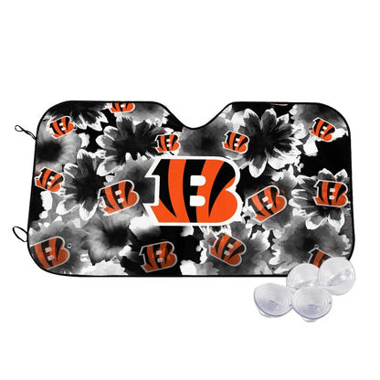 Cincinnati Bengals Printed multi size car front windshield sunshade car windshield sunshade