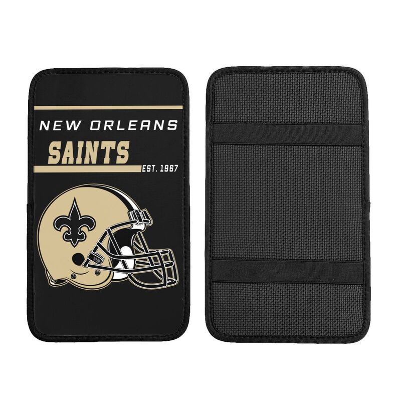 New Orleans Saints Print car armrest box cushion armrest protective cover
