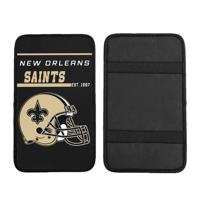 New Orleans Saints Print car armrest box cushion armrest protective cover