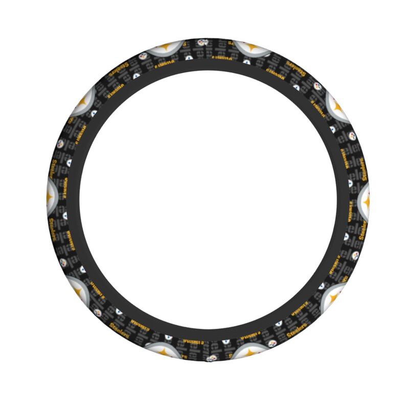 Pittsburgh Steelers 1 Printed elastic steering wheel cover car protective cover