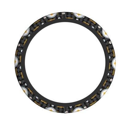 Pittsburgh Steelers 1 Printed elastic steering wheel cover car protective cover