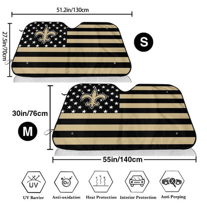 New Orleans Saints Printed car multi size front windshield sunshade car windshield sunshade