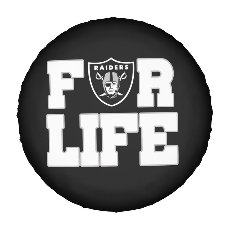 Las Vegas Raiders Printing tire protection cover car spare tire dust protection cover
