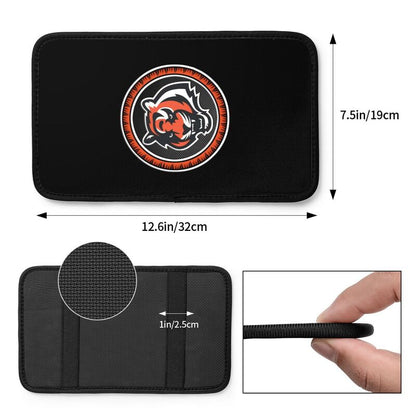 Car armrest box pad Cincinnati Bengals 2 Printed central armrest box pad protective pad