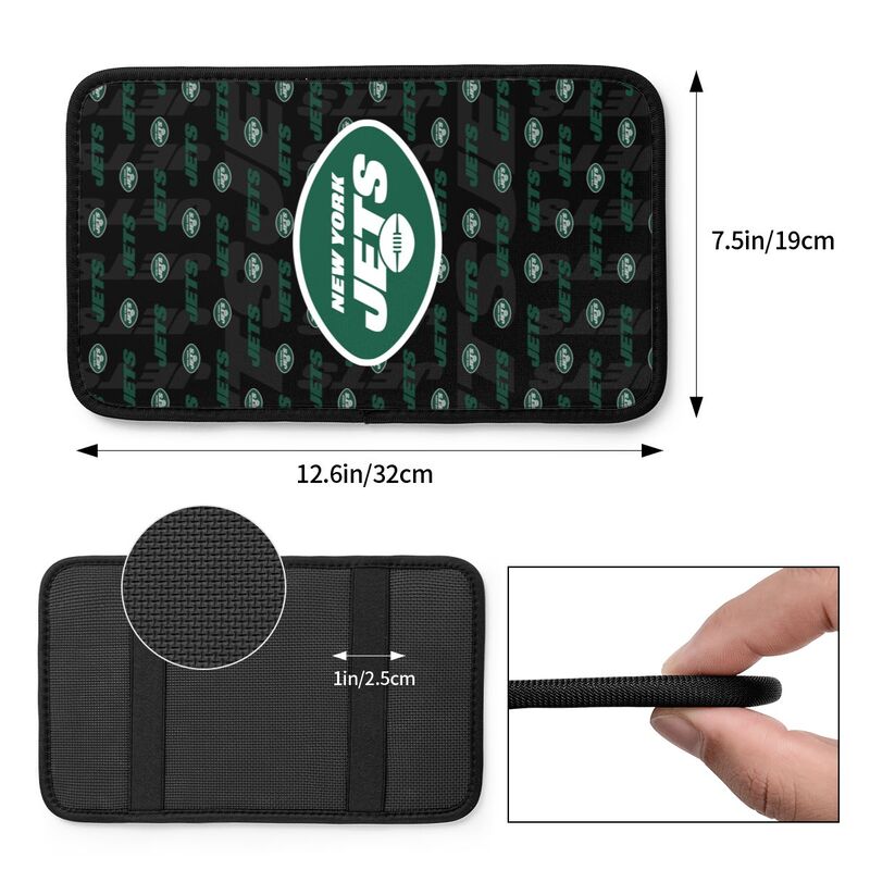 New York Jets printed Car handrail cushion Personalized car armrest cover