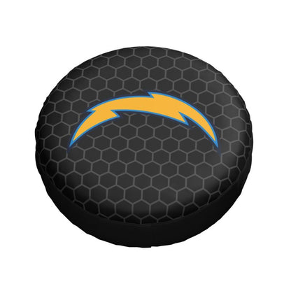 San Diego Chargers Grid printed car tire cover dustproof and waterproof tire cover