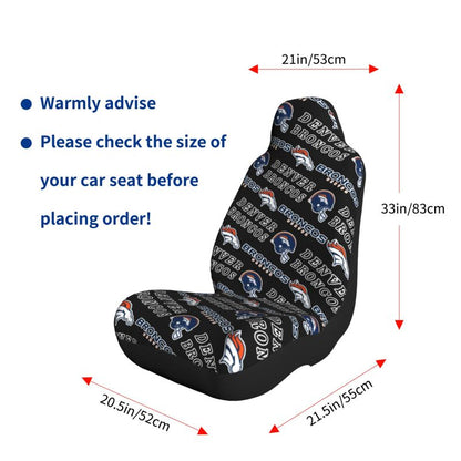 Denver Broncos Printed seat dust protection cover car seat protective cover