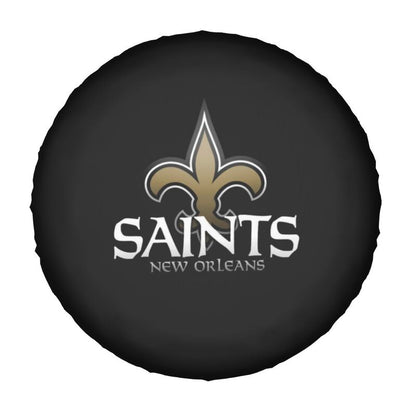 New Orleans Saints 4 Print tire protection covers car sunscreen tire protection covers