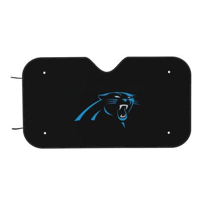 Carolina Panthers Print Car windshield sunshades is suitable for front Car windshield sunshades