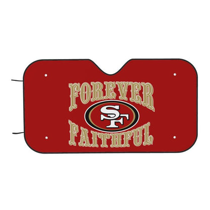 San Francisco 49ers Printing multi size car front windshield sunshade car windshield sunshade