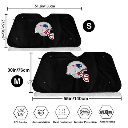 New England Patriots 3 Print is suitable for front Car windshield sunshades Car windshield sunshades