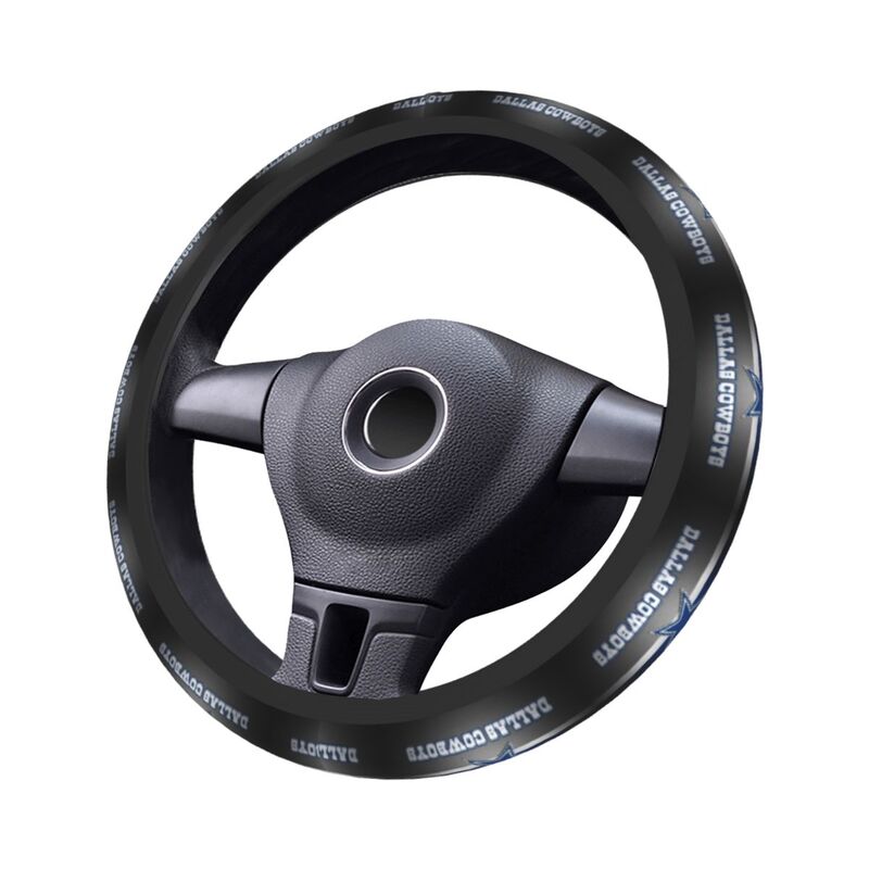 Dallas Cowboys 4 Printed elastic steering wheel cover breathable protective cover