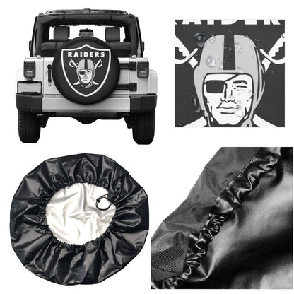 Las Vegas Raiders 7 car dustproof sunscreen tyre protective cover Tyre protective cover
