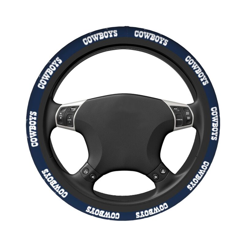 Dallas Cowboys 3 Printed elastic steering wheel cover breathable protective cover