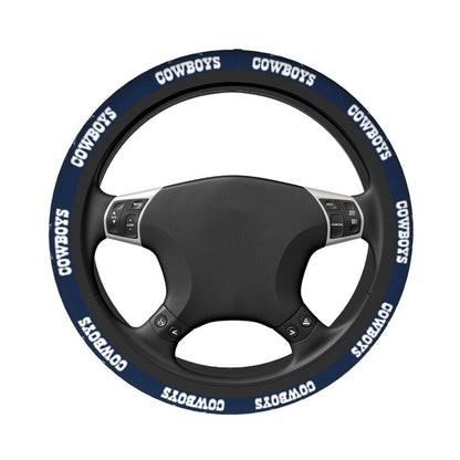 Dallas Cowboys 3 Printed elastic steering wheel cover breathable protective cover