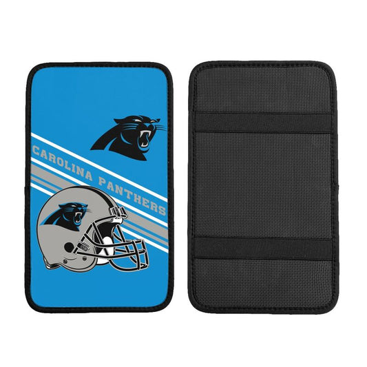 Carolina Panthers Print armrest protective cover car armrest box cushion