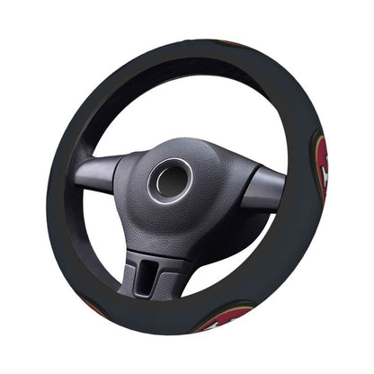 San Francisco 49ers 1 Printed car anti-skid cover elastic steering wheel cover