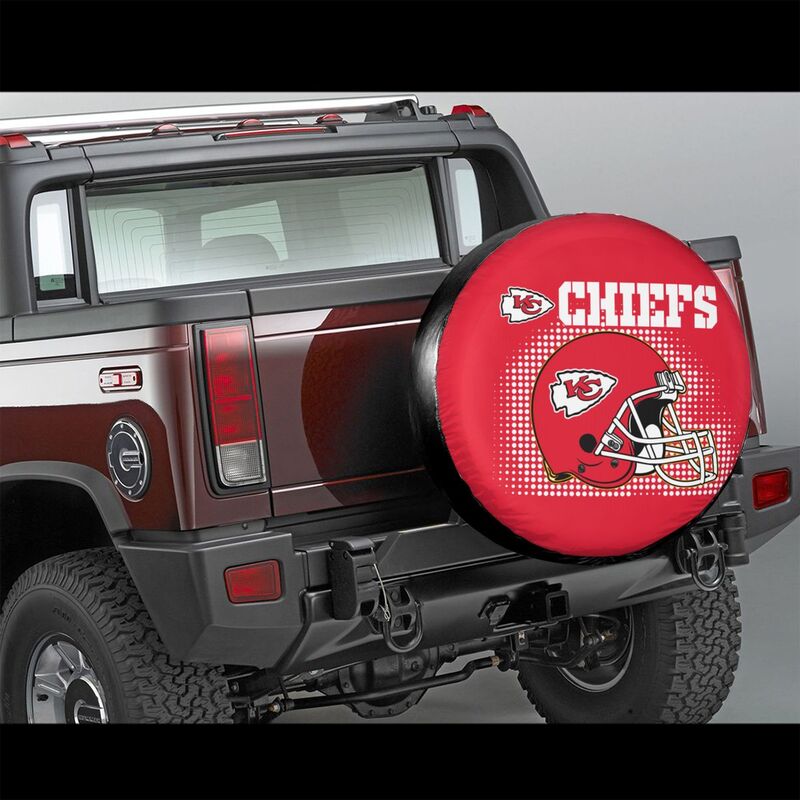 Kansas City Chiefs Printed tire protection cover car sun protection tire protection cover