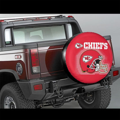 Kansas City Chiefs Printed tire protection cover car sun protection tire protection cover