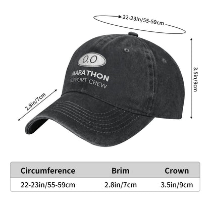 Marathon Support Crew Printed unisex baseball cap outdoor hats adjustable cap trucker gift hat