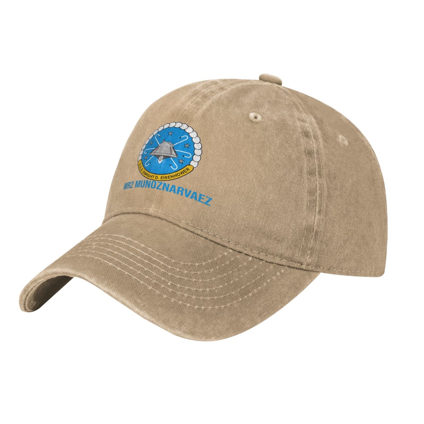 USS Dwight D. Eisenhower CVN-69 Printed unisex baseball cap adjustable cap outdoor sunshade trucker hat