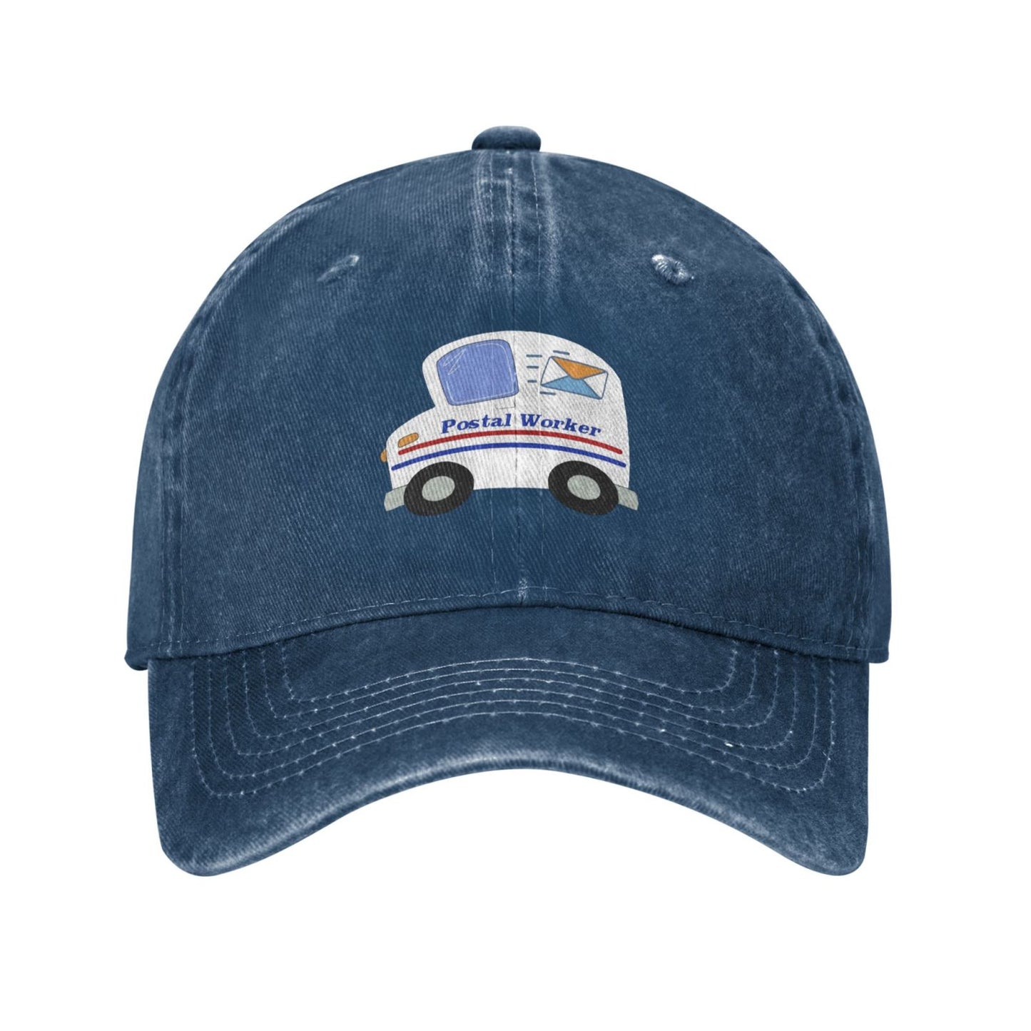 Post Worker Printed unisex baseball cap adjustable cap outdoor sunshade trucker hat