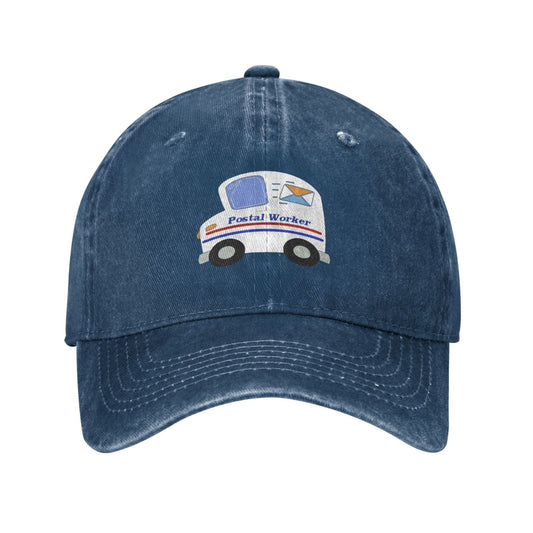 Post Worker Printed unisex baseball cap adjustable cap outdoor sunshade trucker hat