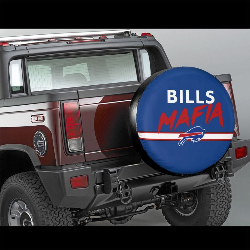 Buffalo Bills 3 Print tire protection covers car sunscreen tire protection covers