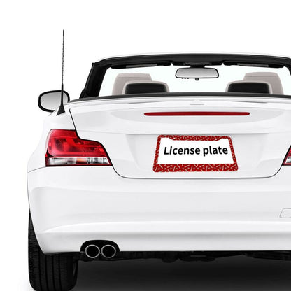 San Francisco 49ers Print front rear license plate holder circular hole license plate holder (one pair)