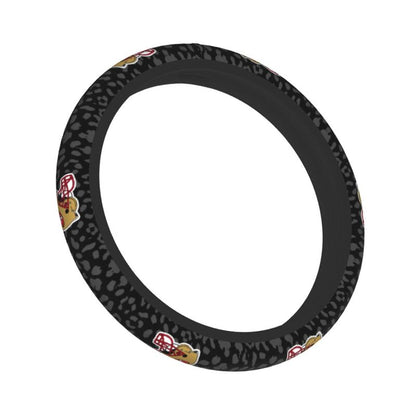 San Francisco 49ers 1 Printed elastic steering wheel cover car steering wheel protective cover